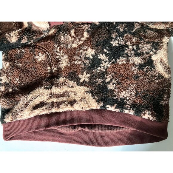 Free People Rosie Oversized Sherpa Pullover Cozy Rose Bleached Size Medium - Picture 7 of 9